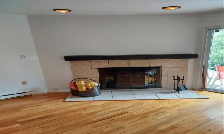 Living Room with Fireplace