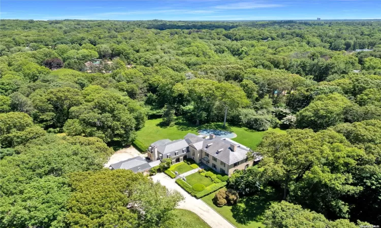 Overhead of Manor Home