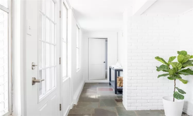 Foyer, view of entry to guest suite