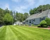 View of the house from the rear grounds.