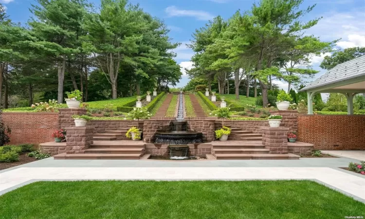 Backyard Waterfall - Main House