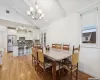 Dining Room..French doors to Deck