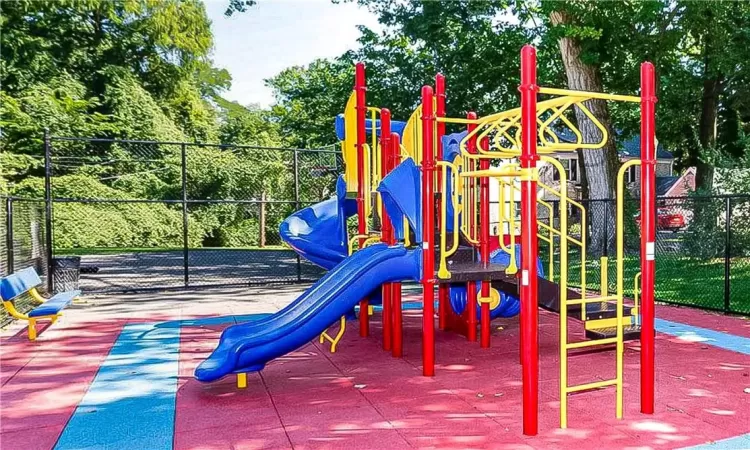 View of jungle gym