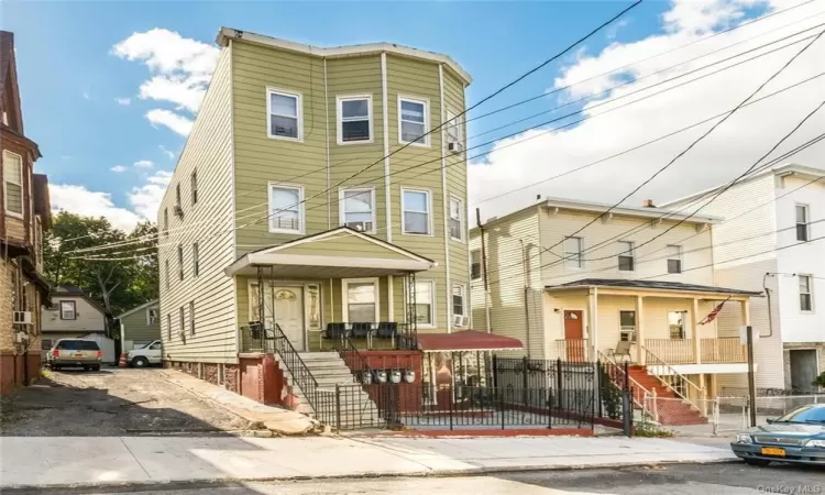 Multi unit property with a porch