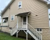 Side of house with stairs