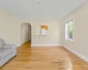 Unfurnished living room featuring light hardwood / wood-style floors