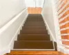 Stairs with wood-type flooring