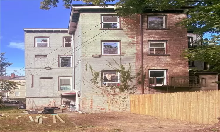 View of rear view of house