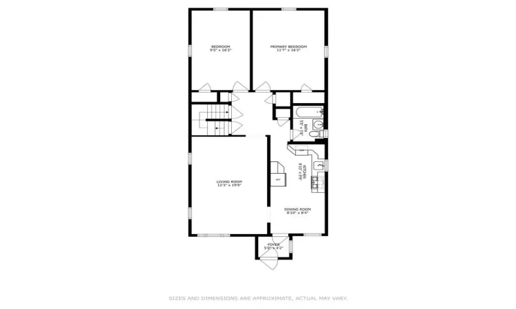 Floor plan second floor