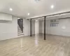 Basement featuring ceramic tile flooring