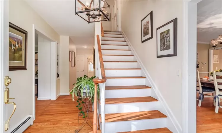 Main level with hardwood floors