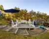 View of private lakefront patio