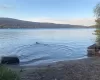 Property view of water with a mountain view