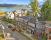 Aerial view with Hudson River view and mountain view