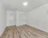 Unfurnished bedroom featuring light hardwood / wood-style flooring