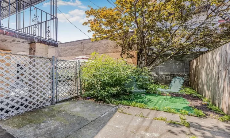 View of yard featuring a patio