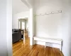 Mudroom featuring light hardwood / wood-style flooring