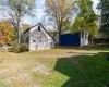 View of yard with an outbuilding