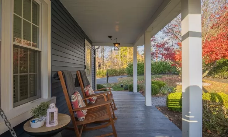 View of patio / terrace featuring covered porch