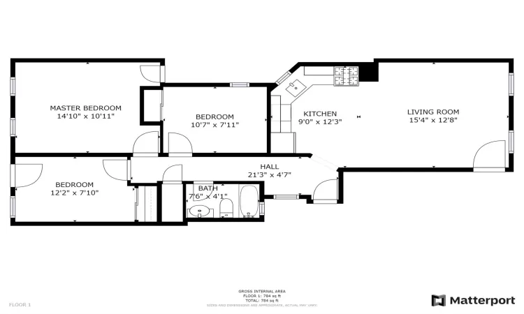 Floor plan Unit 1