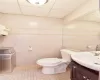 one of two bathrooms