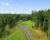 Aerial view featuring a rural view