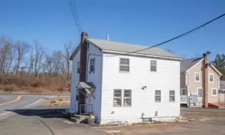 View of rear view of property