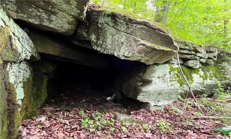 Actual small cave for chilling or kids playing!