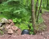 Brand new culvert for new driveway at the top allowing for house build