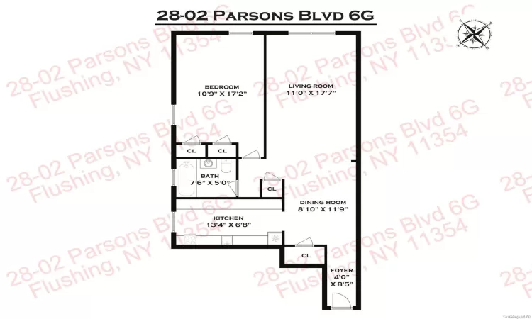 28-02 Parsons Boulevard, New York, NY, 1 Bedroom Bedrooms, 4 Rooms Rooms,1 BathroomBathrooms,Residential,For Sale,Parsons,L3553857