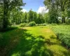 Large yard with firepit