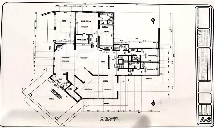 First floor plan offering approx. 4,700 sq. ft of one-level living space.  Additional second floor and basement finishing opportunities can add another nearly 8,000+/- sq ft.