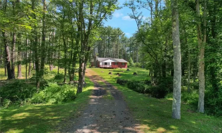 Driveway to Home from Rt.42.