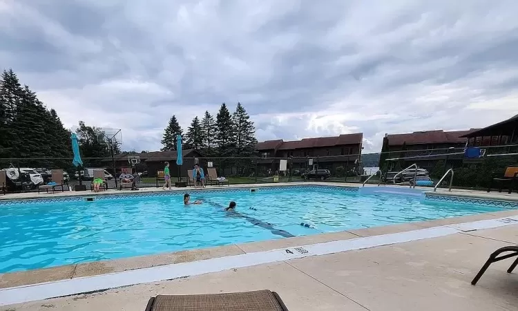 View of pool