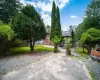 View of front of home with a front yard