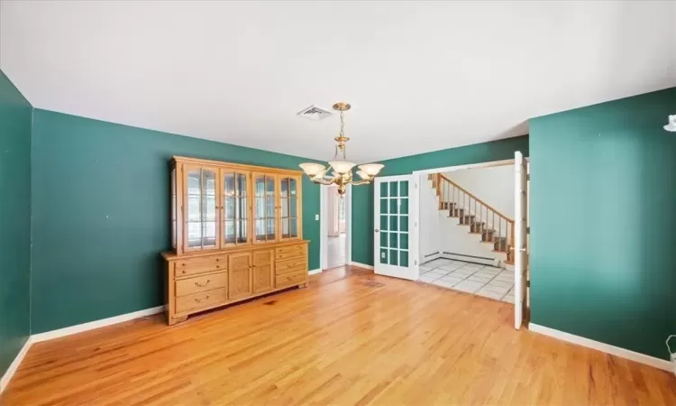 Large formal dining room