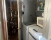 Laundry room with washer and dryer