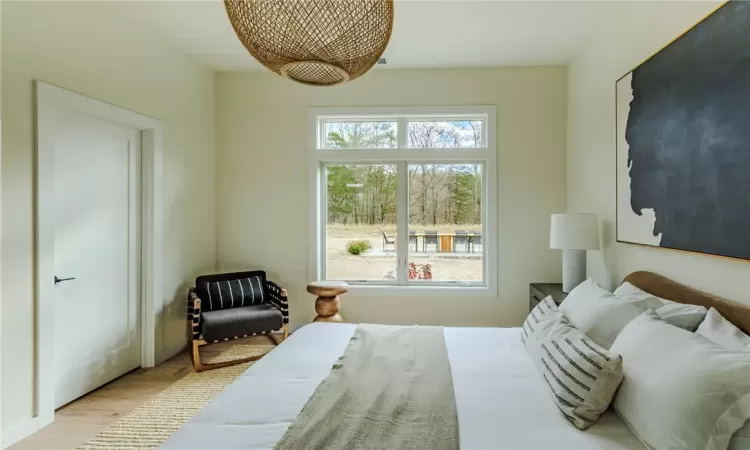 Entryway featuring light hardwood / wood-style flooring