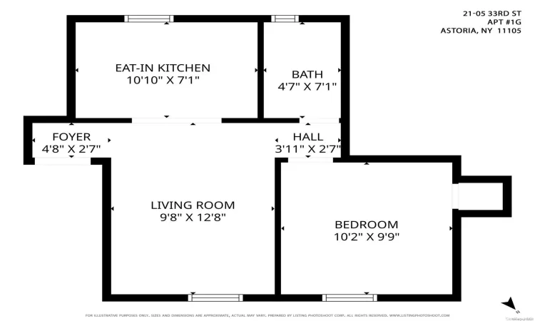 21-05 33rd Street, New York, NY, 1 Bedroom Bedrooms, 3 Rooms Rooms,1 BathroomBathrooms,Residential,For Sale,33rd,L3593328