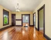 Spacious dining room off of kitchen