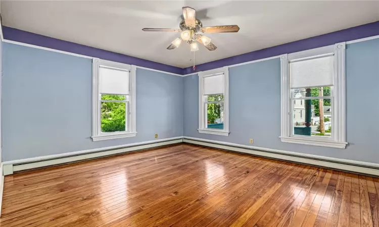 Lovely living room with lots of window