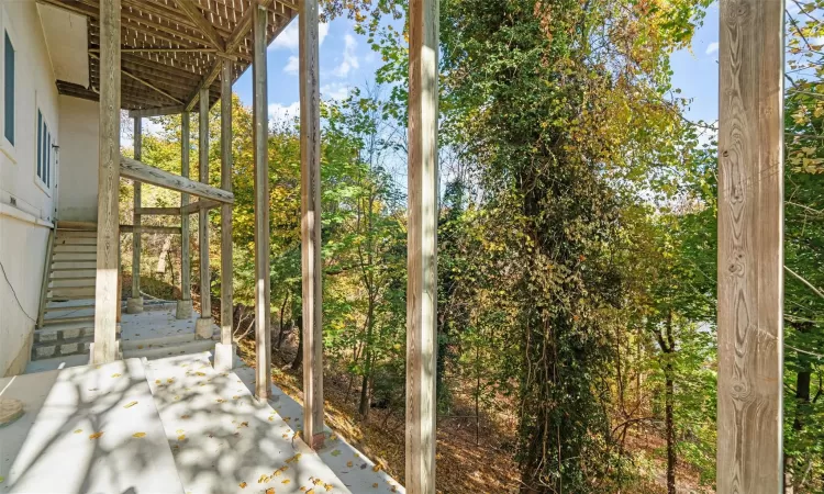 View of Back of the House Under the Deck