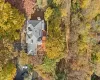 Drone / aerial view of the Hiking Trail by the House