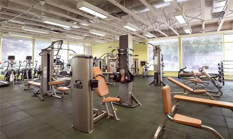 View of exercise room