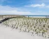 View of water feature with a view of the beach