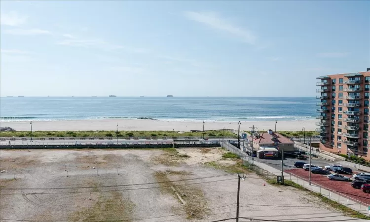 Water view featuring a view of the beach