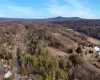 Drone / aerial view with a mountain view