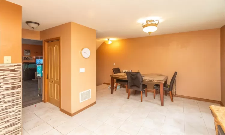 Dining area from kitchen.