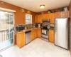 Kitchen from dining area.