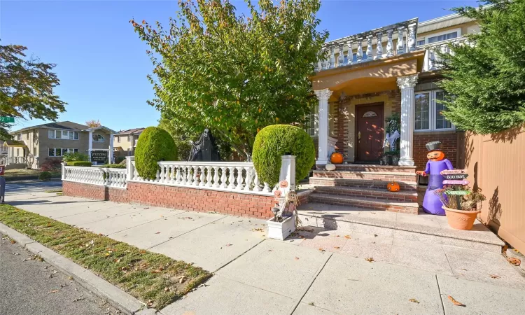 View of front of home